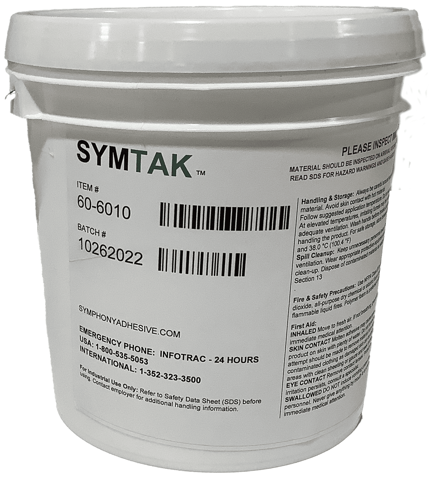 Symtak 60-6010 Hot Melt Flush